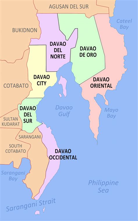 cities in davao region|davao city karte.